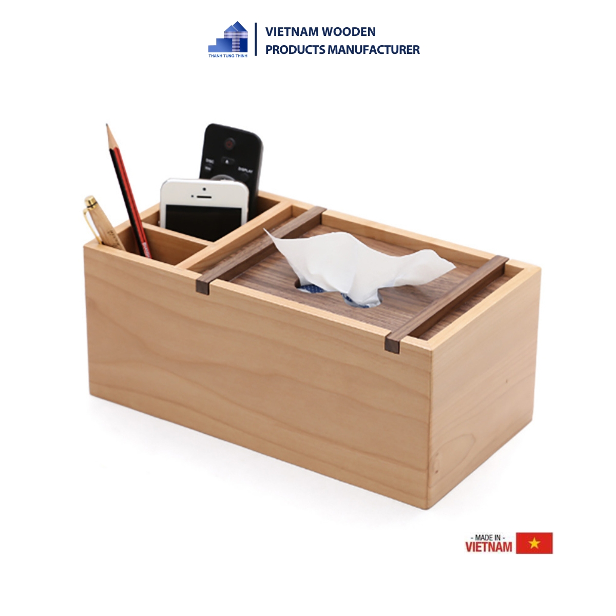 Wooden Tissue Boxes With Modern Style [TB008]
