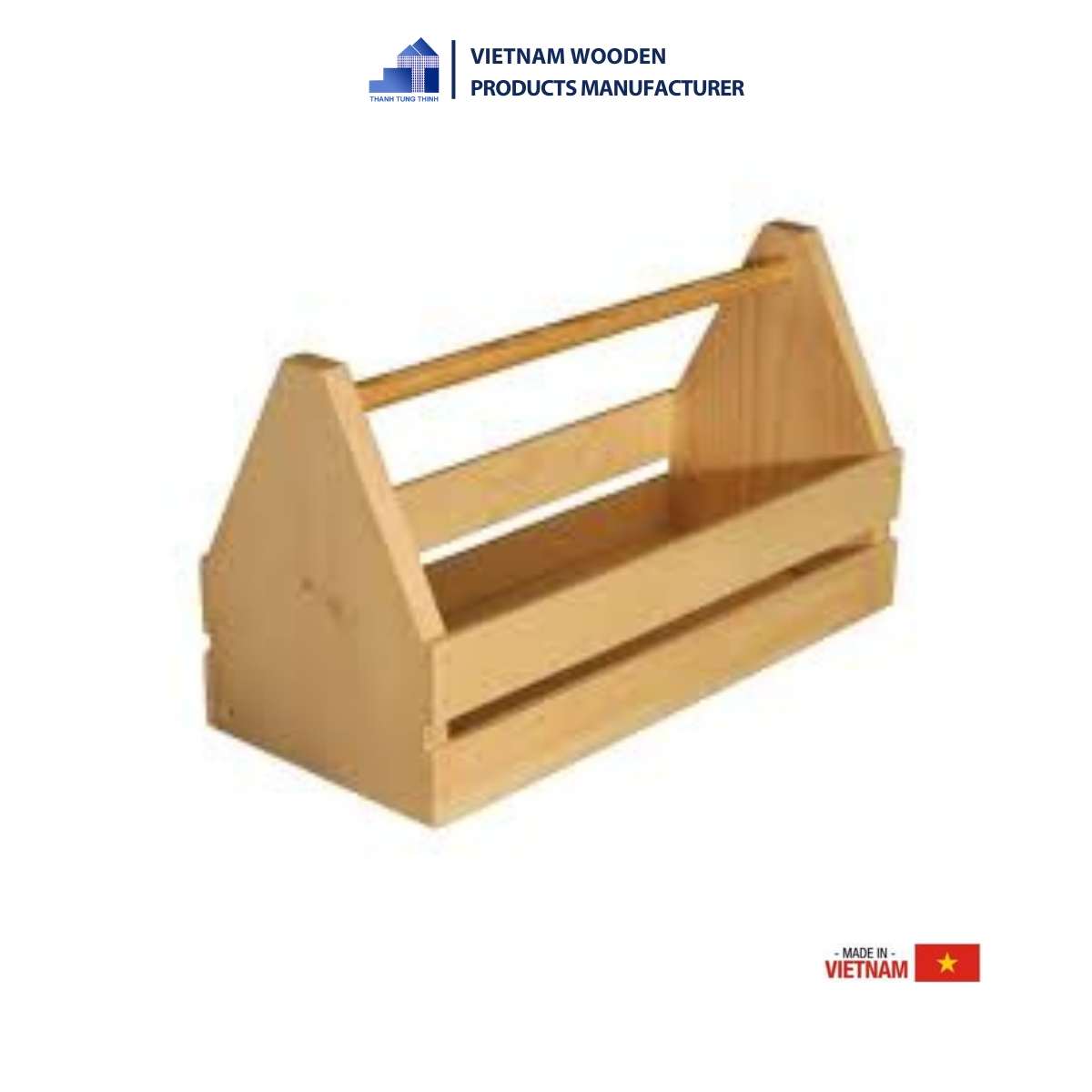 Basic wooden tool box [TSB001]