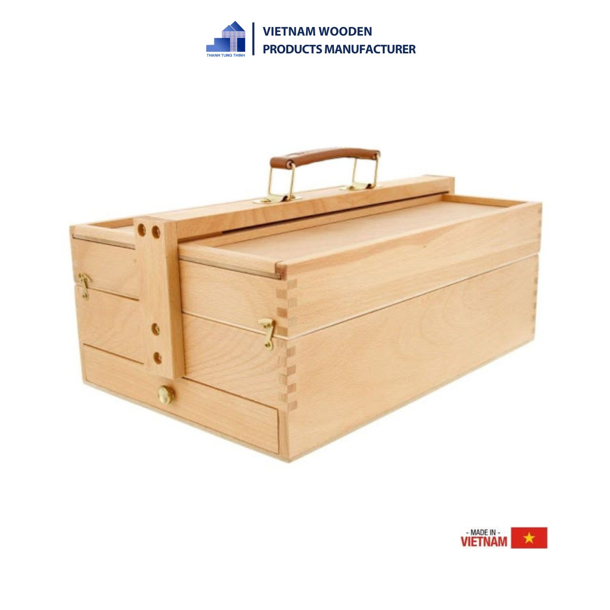 Multi- Floor Wooden Toolbox [TSB005]