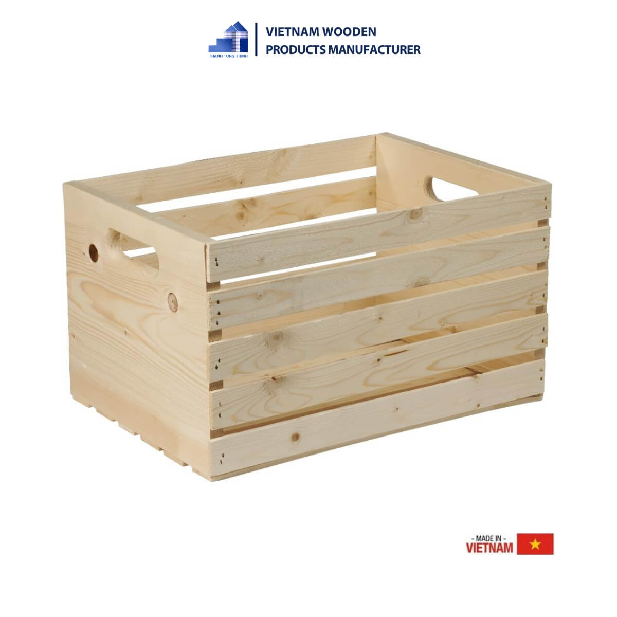 Basic Wooden Basket Box [WBA001]