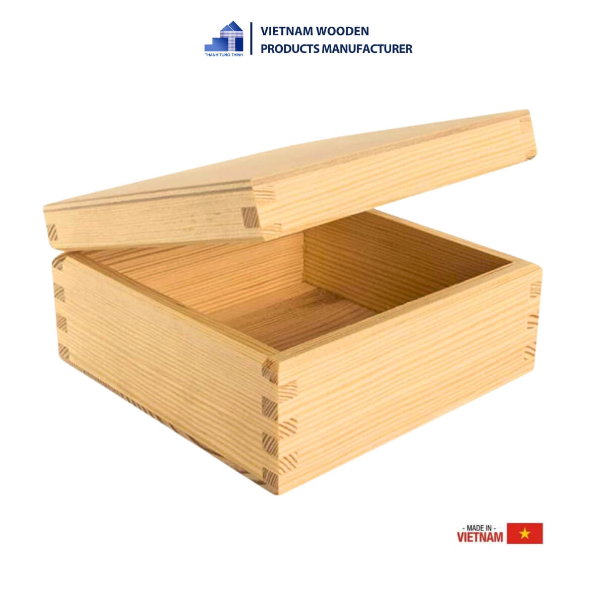 Basic Wooden Cube Box [WGB02]