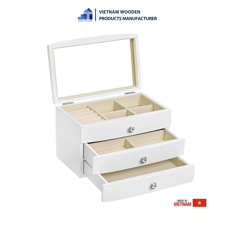 Three- Floor Wooden Jewerly Boxes [JB005]