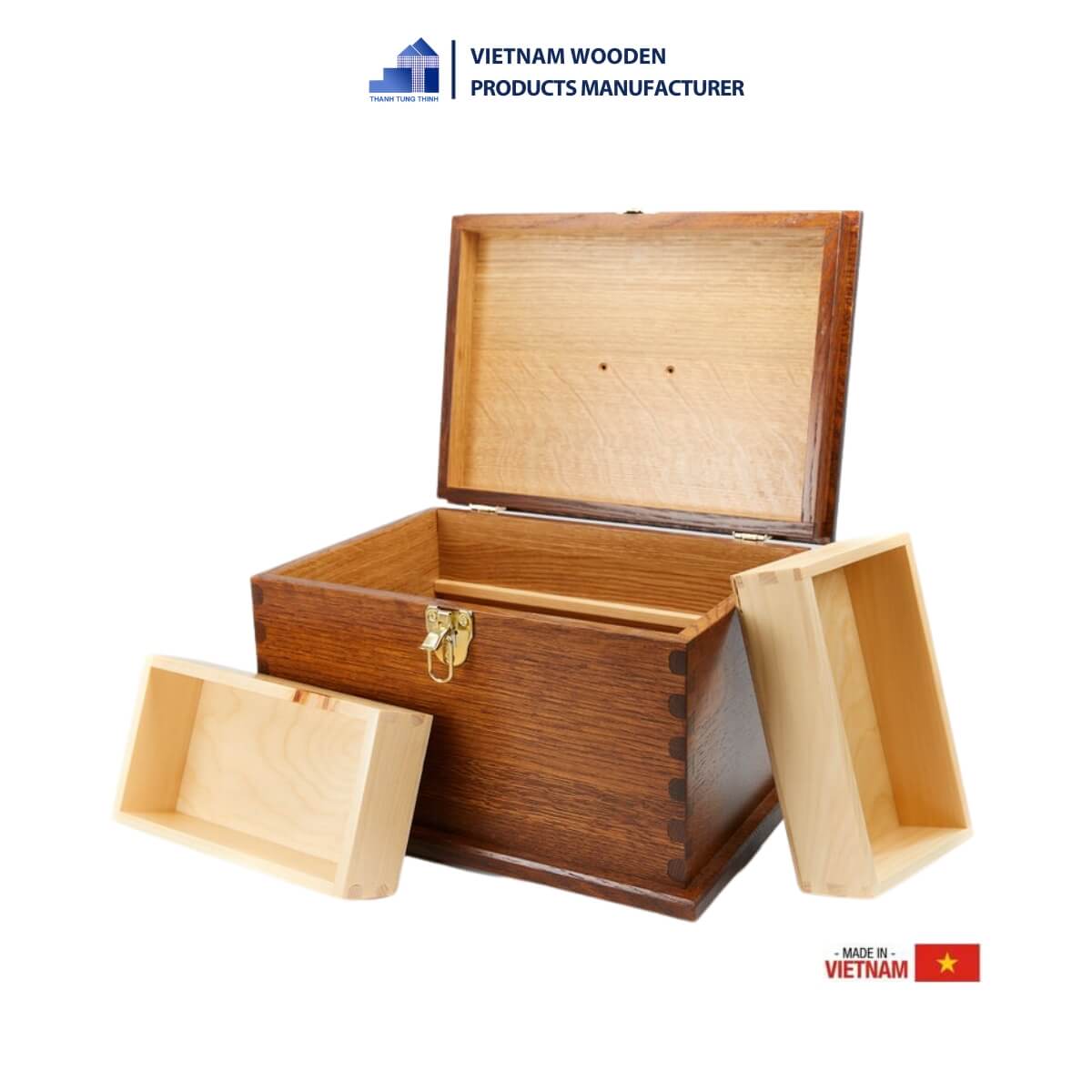 Vintage wooden shoe shine boxes [SH005]
