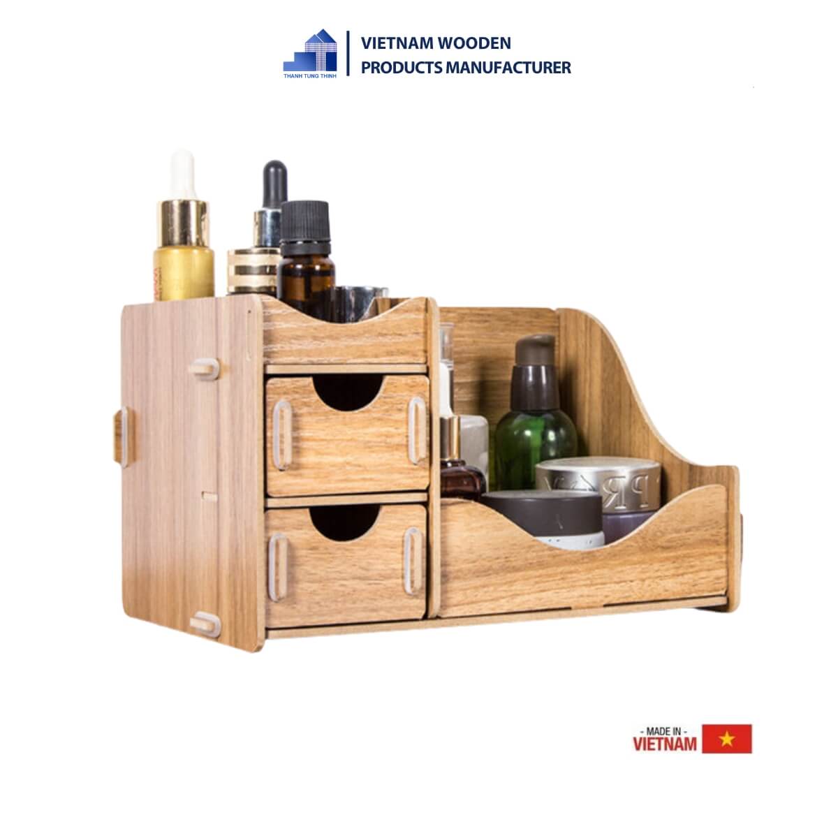 Rustic Wooden Cosmetic Box [COB006]