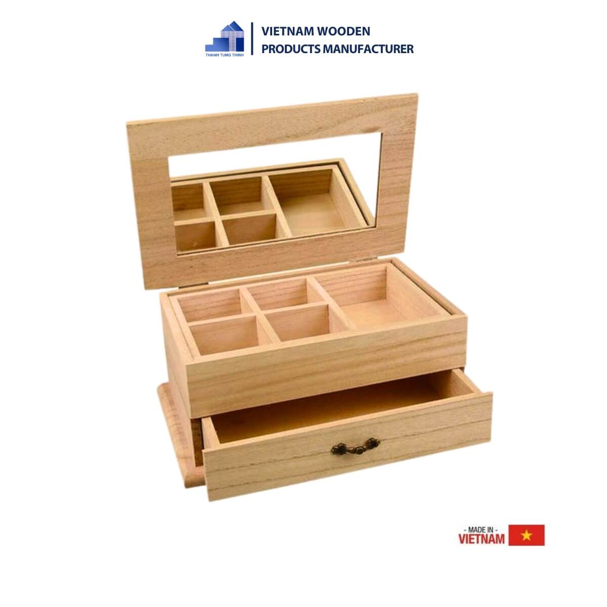 High- quality Wooden Cosmetic Box [WCB01]