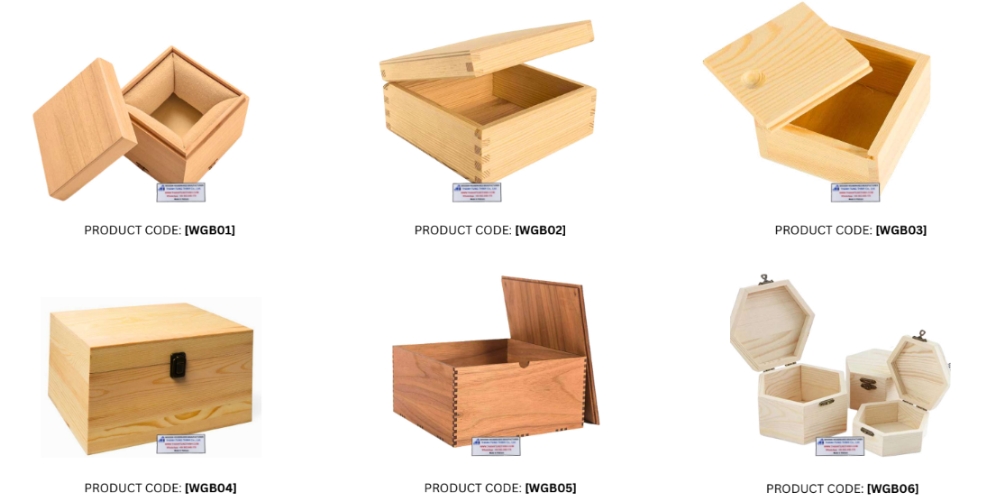 Wooden Mini Crates : Pinewood Crates for Gifting – Ebony Woodcrafts