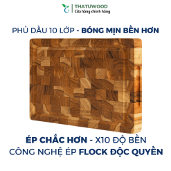 Alternative view of Thớt gỗ Teak Size 28cm x 40cm x 3.8cm