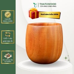 Alternative view of Cốc Ly Gỗ Tròn Uống Trà Cà Phê Decor Trang Trí Bàn