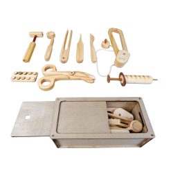 Bộ Đồ Chơi Bác Sĩ Gỗ Cho Bé Thatuwood Bằng Gỗ Mộc An Toàn | 05