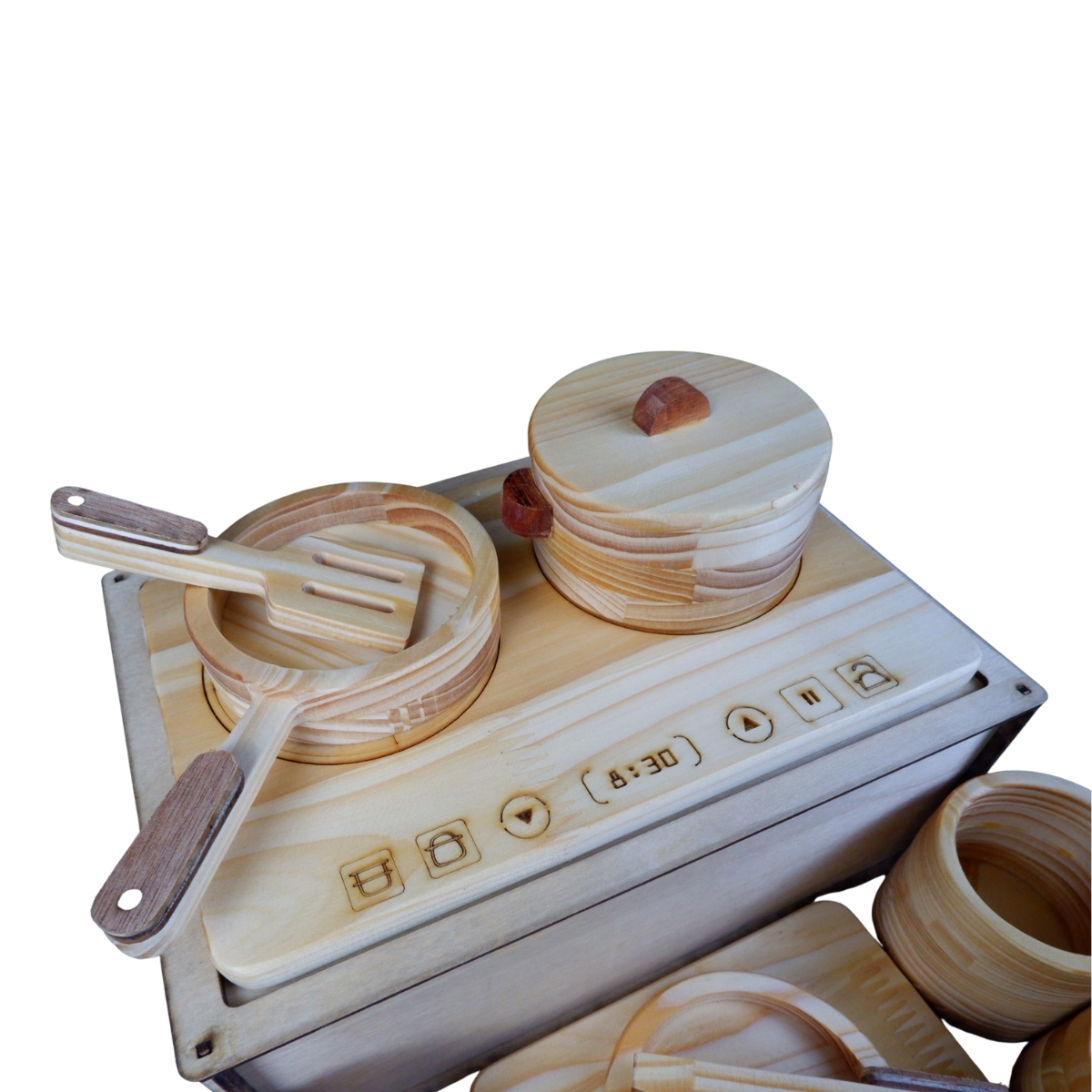 Bộ Đồ Chơi Nấu Ăn Gỗ Cho Bé Gái Thatuwood Bằng Gỗ Mộc An Toàn 4 Bộ Đồ Chơi Nấu Ăn Gỗ Cho Bé Gái Thatuwood Bằng Gỗ Mộc An Toàn | 03
