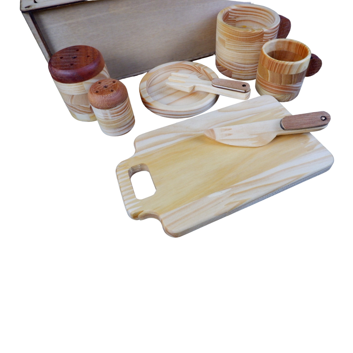 Bộ Đồ Chơi Nấu Ăn Gỗ Cho Bé Gái Thatuwood Bằng Gỗ Mộc An Toàn 5 Bộ Đồ Chơi Nấu Ăn Gỗ Cho Bé Gái Thatuwood Bằng Gỗ Mộc An Toàn | 04