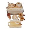 Bộ Đồ Chơi Nấu Ăn Gỗ Cho Bé Gái Thatuwood Bằng Gỗ Mộc An Toàn
