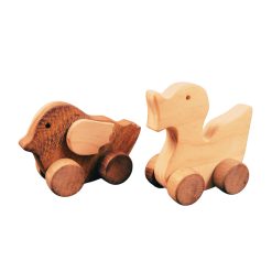 Bộ Đôi Gà Vịt Đồ Chơi Gỗ Thatuwood