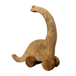 Đồ Chơi Khủng Long Gỗ Có Bánh Xe Thatuwood