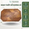 Khay Thớt Gỗ Xương Cá