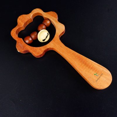 Lục Lạc Gỗ Hình Gấu Thatuwood 10 lục lạc gỗ hình gấu cho bé
