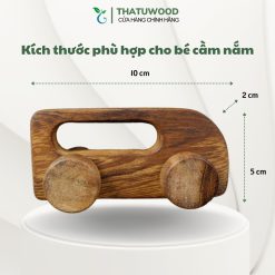 kích thước đồ chơi xe bus gỗ