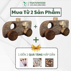 quà tặng hấp dẫn khi mua đồ chơi xe gỗ