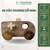 đồ chơi xe cứu thương gỗ mini