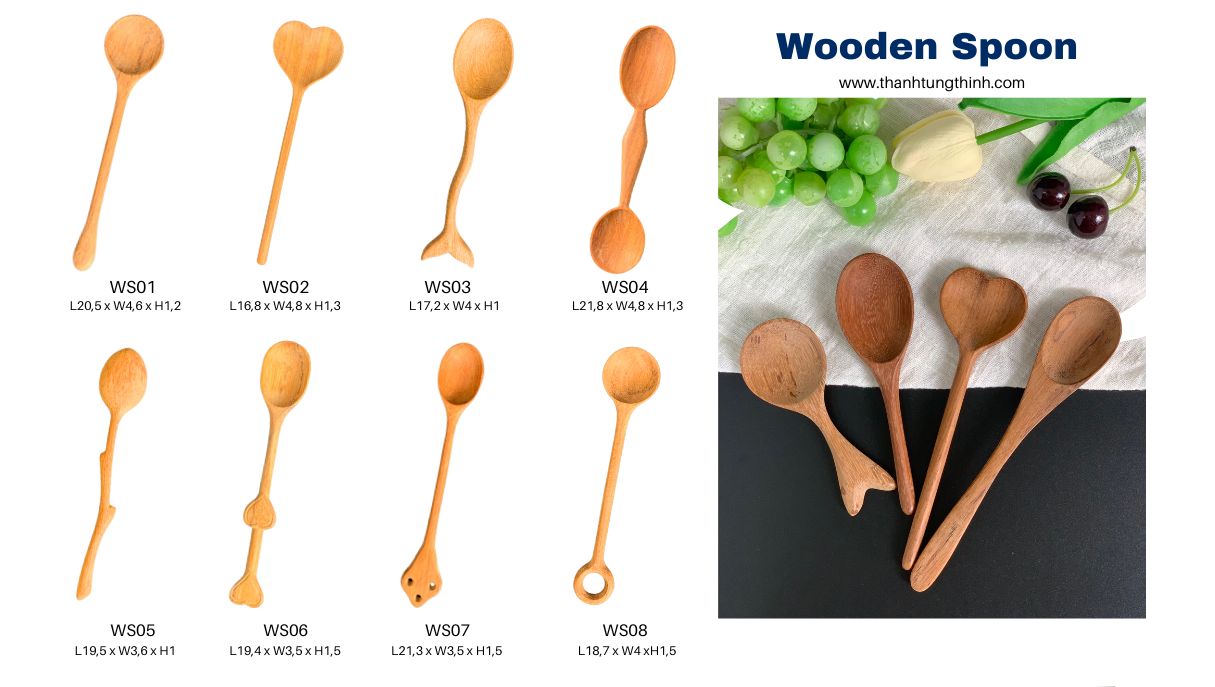 8 Mẫu Thìa Gỗ Thiết Kế Độc Bản Mang Lại Cảm Hứng Decor Cho Mọi Góc Nhìn 1 thìa gỗ thiết kế