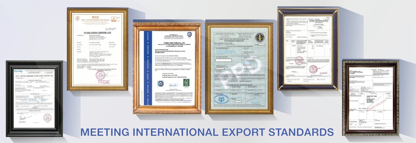 Kinh nghiệm mua sỉ đồ dùng nhà bếp bằng gỗ: Giá tốt, chất lượng, ổn định nguồn hàng 7 thanh-tung-thinh-voi-day-du-cac-chung-nhan-dat-chuan-quoc-te