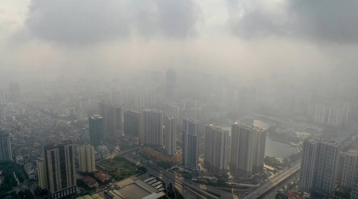 tình trạng ô nhiễm không khí ở Hà Nội