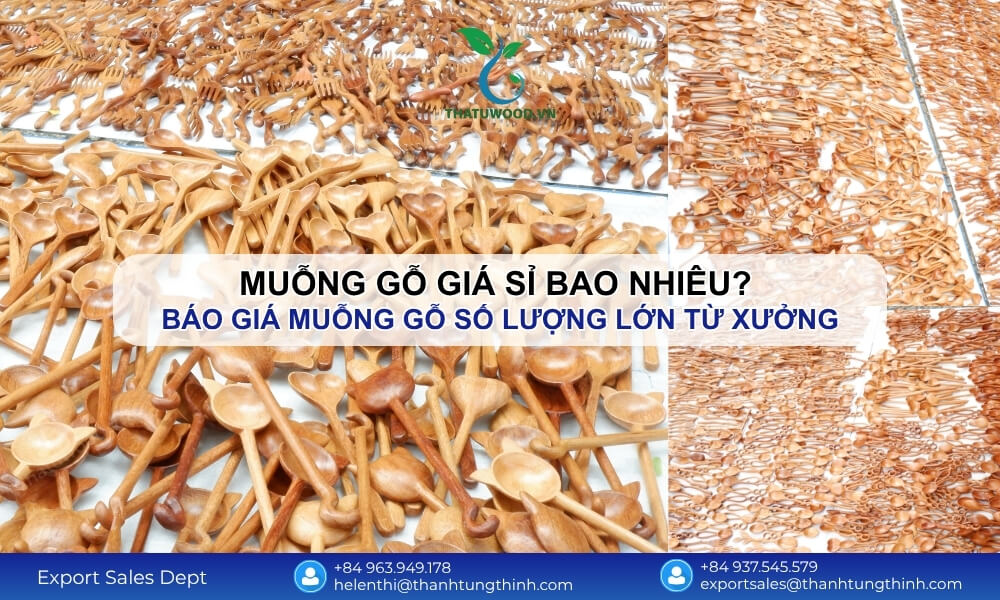 Muỗng Gỗ Giá Sỉ Bao Nhiêu? Báo Giá Muỗng Gỗ Số Lượng Lớn Từ Xưởng 1 Muỗng Gỗ Giá Sỉ Bao Nhiêu? Báo Giá Muỗng Gỗ Số Lượng Lớn Từ Xưởng