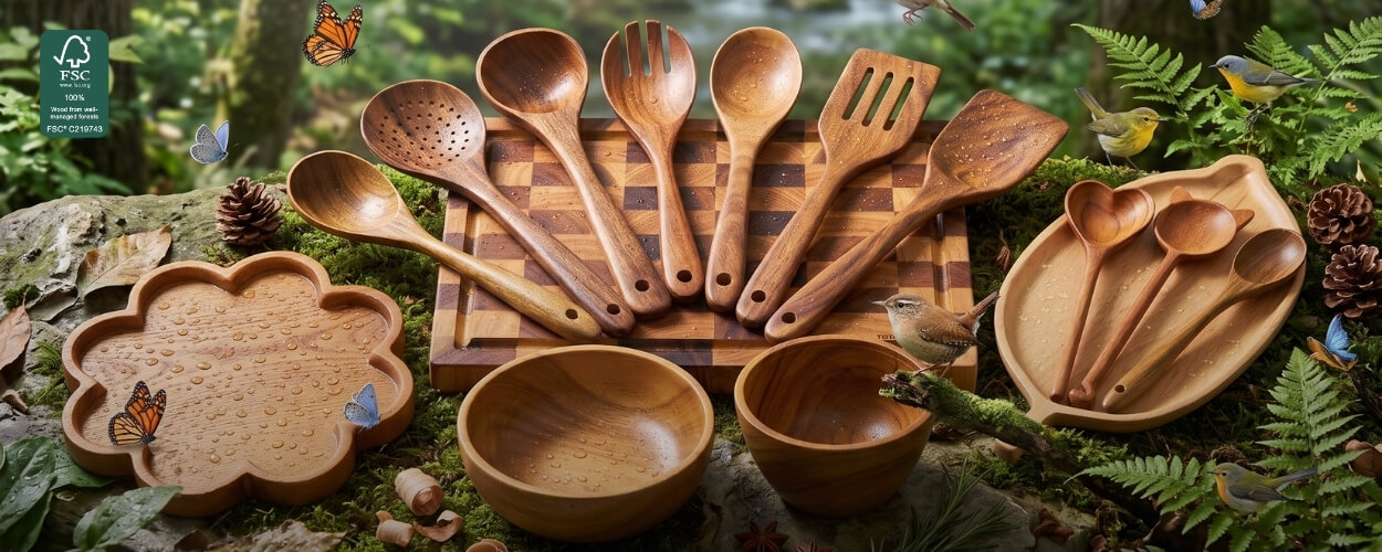 Banner đồ bếp gỗ Thatuwood