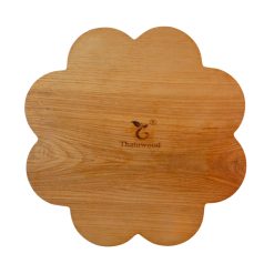 Khay Gỗ Hình Bông Hoa Thatuwood Bằng Gỗ Tự Nhiên, Khay Gỗ Decor, Đựng Thức Ăn | 02