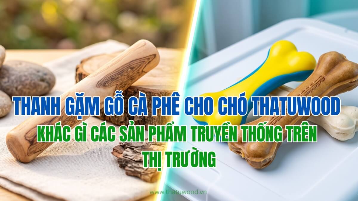 So sánh chi tiết giúp đánh giá thanh gặm gỗ cà phê cho chó có tốt không trên thị trường