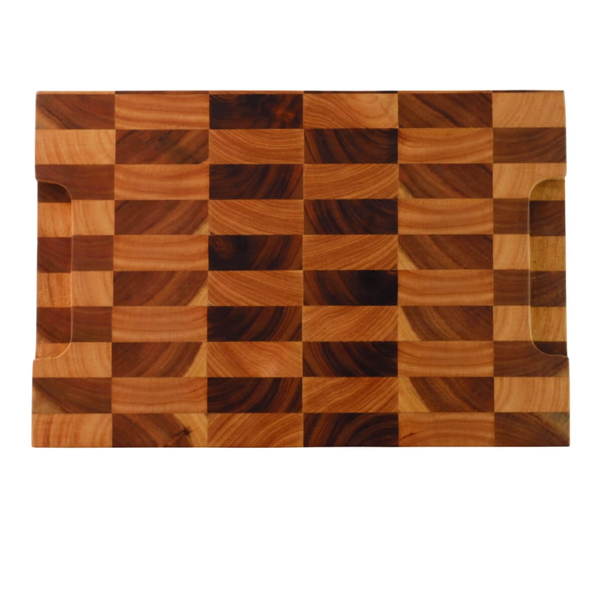 Thớt Gỗ Teak Mix Gỗ Cao Su Thatuwood Kiểu Caro Size 30×20×2.5cm 8 Thớt Gỗ Acacia (Tràm Keo) Thatuwood Kiểu Caro Size 30×20×2.5cm, Hình Chữ Nhật, Kết Cấu Ghép Khối (End Grain) | 07
