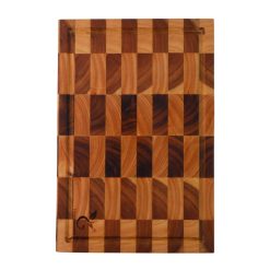 Thớt Gỗ Teak Mix Gỗ Cao Su Thatuwood Kiểu Caro Size 30×20×2.5cm 20 Thớt Gỗ Acacia (Tràm Keo) Thatuwood Kiểu Caro Size 30×20×2.5cm, Hình Chữ Nhật, Kết Cấu Ghép Khối (End Grain) | 09