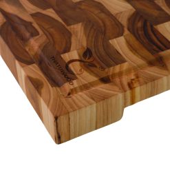 Thớt Gỗ Teak Thatuwood Size 30×20×2.5cm, Hình Chữ Nhật, Kết Cấu Ghép Khối (End Grain) | 05