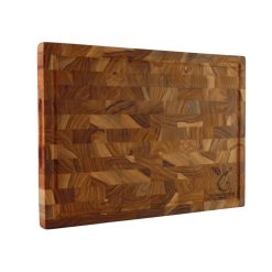 Thớt Gỗ Teak Thatuwood Size 35×25x2.5cm, Hình Chữ Nhật, Kết Cấu Ghép Khối (End Grain)