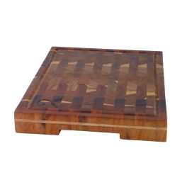 Thớt Gỗ Teak Thatuwood Size 35×25×3.8cm, Hình Chữ Nhật, Kết Cấu Ghép Khối (End Grain) - Thớt Chặt | 03