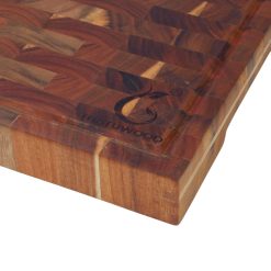 Thớt Gỗ Teak Thatuwood Size 35×25×3.8cm, Hình Chữ Nhật, Kết Cấu Ghép Khối (End Grain) - Thớt Chặt | 10