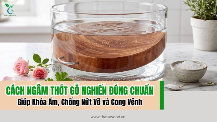 Cách Ngâm Thớt Gỗ Nghiến Đúng Chuẩn