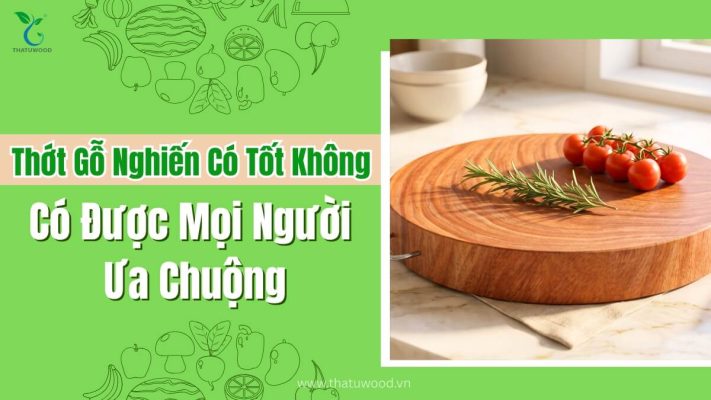 thớt gỗ nghiến có tốt không và có được mọi người ưa chuộng