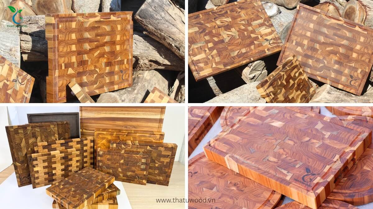 Thớt Gỗ Xà Cừ Có Tốt Không? Có Được Ưa Chuộng Hơn So Với Thớt Gỗ Teak 7 Thớt gỗ teak với đa dạng mẫu mã so với thớt gỗ xà cừ