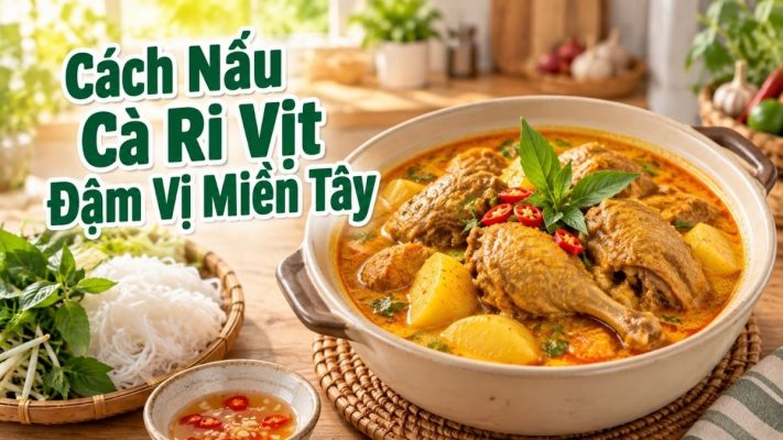Hướng dẫn chi tiết cách nấu cà ri vịt đậm vị miền Tây thơm béo hấp dẫn