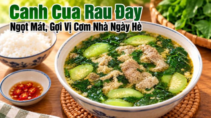Bát canh cua nghi ngút khói thơm lừng hướng dẫn nấu món canh cua rau đay thanh mát