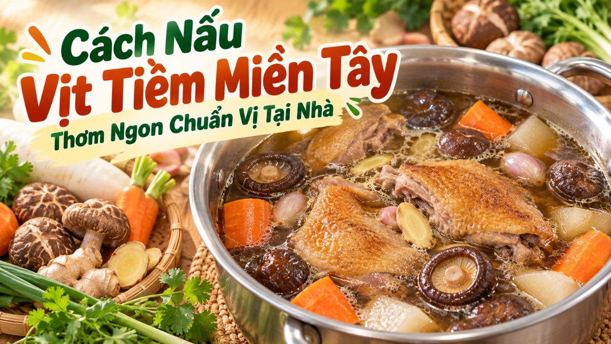 Cách Nấu Vịt Tiềm Miền Tây Thơm Ngon Chuẩn Vị Tại Nhà 1 Tô vịt tiềm nóng hổi thịt mềm nước ngọt thanh hướng dẫn cách nấu vịt tiềm miền tây